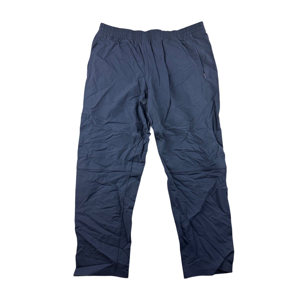 Outdoor Voices Joggers Men M‎ Navy Blue Solid Performance Pockets Elastic Waist